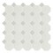 Msi White And Black Matte SAMPLE Octagon Porcelain Mosaic Tile ZOR-MD-0407-SAM - alternate 5